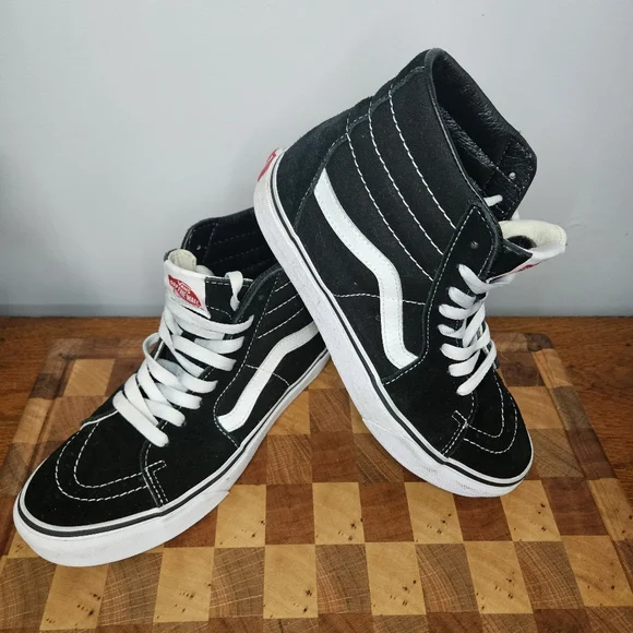 Vans Hightower Black and white suede Size 6.5 men's 8 women's - Picture 4 of 14